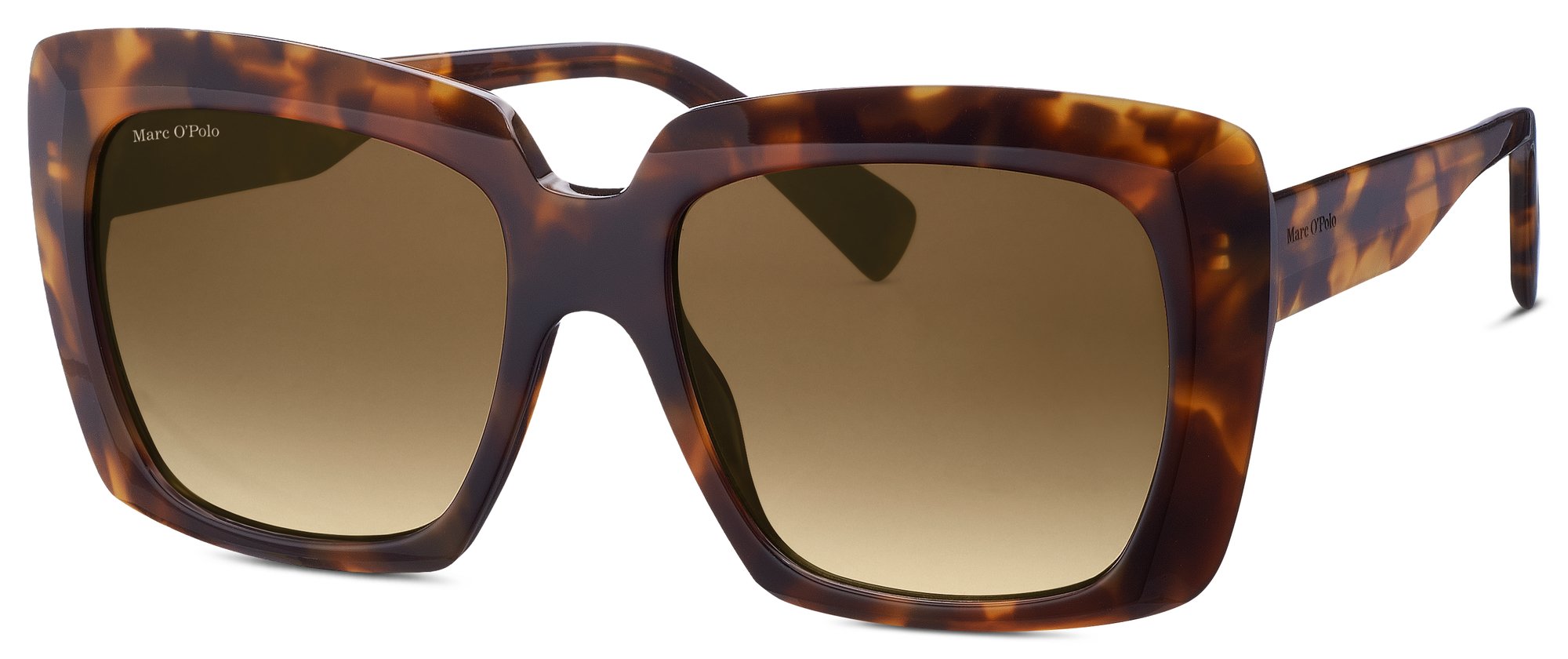 Das Bild zeigt die Sonnenbrille 506198 60 von der Marke Marc O‘Polo in havanna.