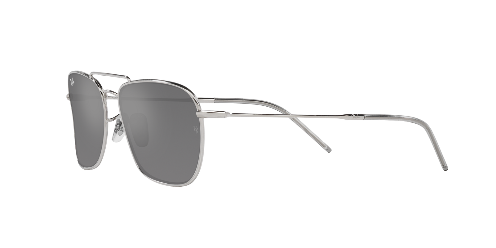 Das Bild zeigt die Sonnenbrille 0RBR0102S 003/GS von der Marke Ray Ban in Silber.