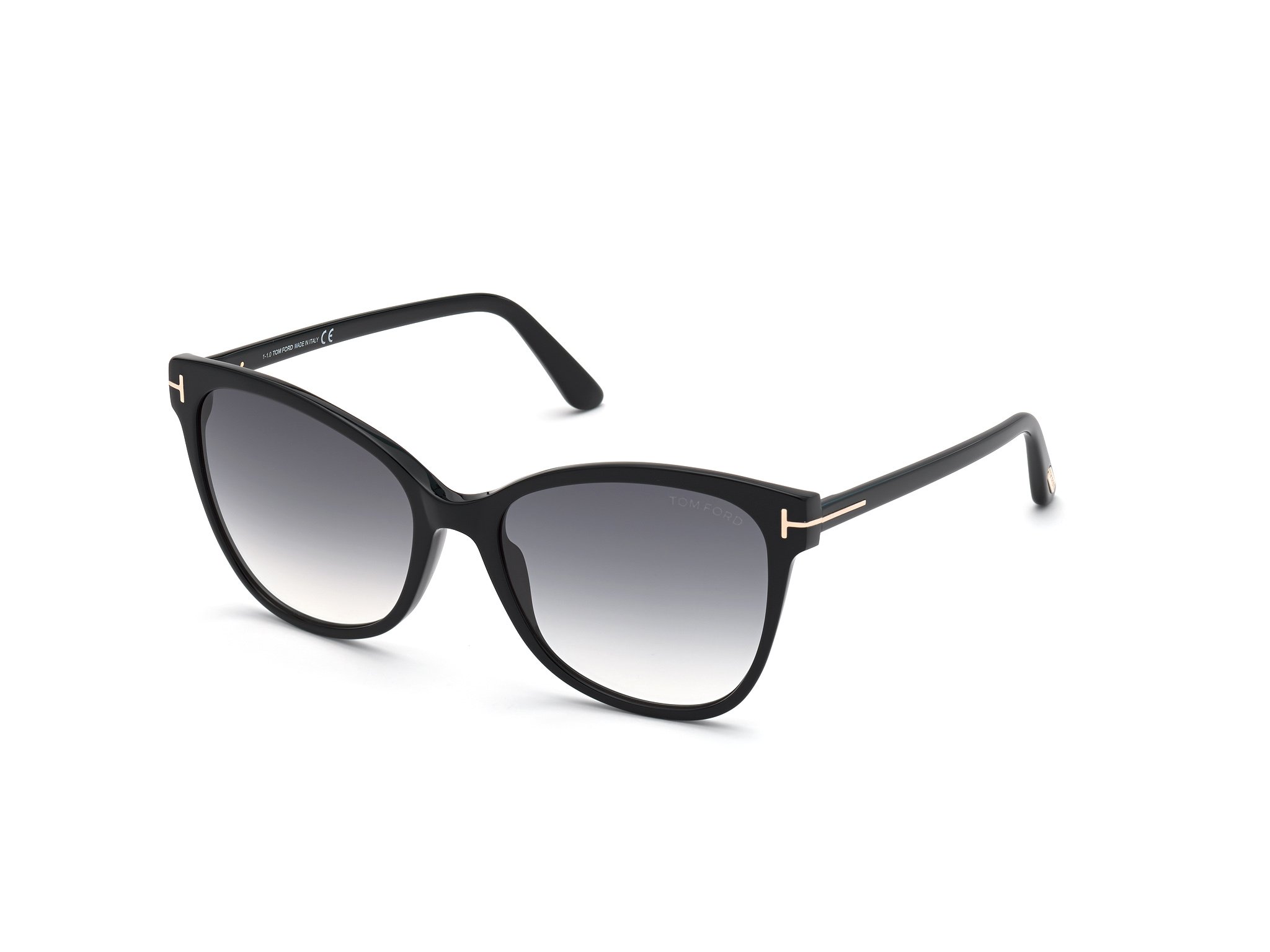 Das Bild zeigt die Sonnenbrille ANI FT0844 von der Marke Tom Ford in schwarz