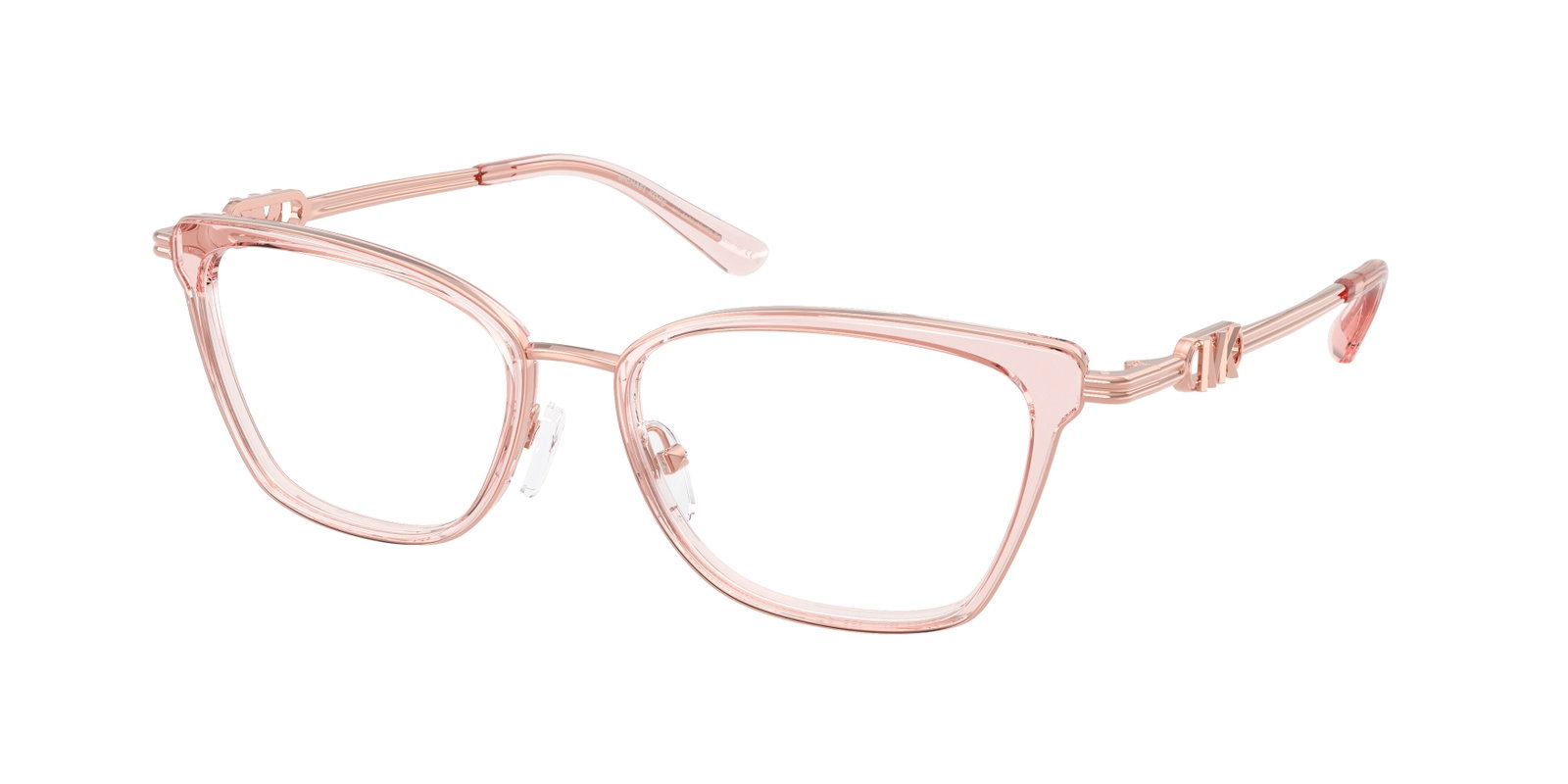 zu sehen ist eine Korrektionsbrille von Abele Optik in der Farbe Rosegold.