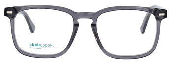 Das Bild zeigt die Korrektionsbrille 14591 von der Marke Abele Optik in grau transparent.