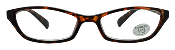 Das Bild zeigt die Fertiglesebrille 04492 von der Marke Abele Optik in havanna.