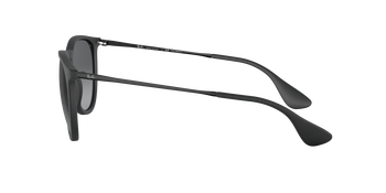 Das Bild zeigt die Bügel der schwarze Ray Ban Erika.