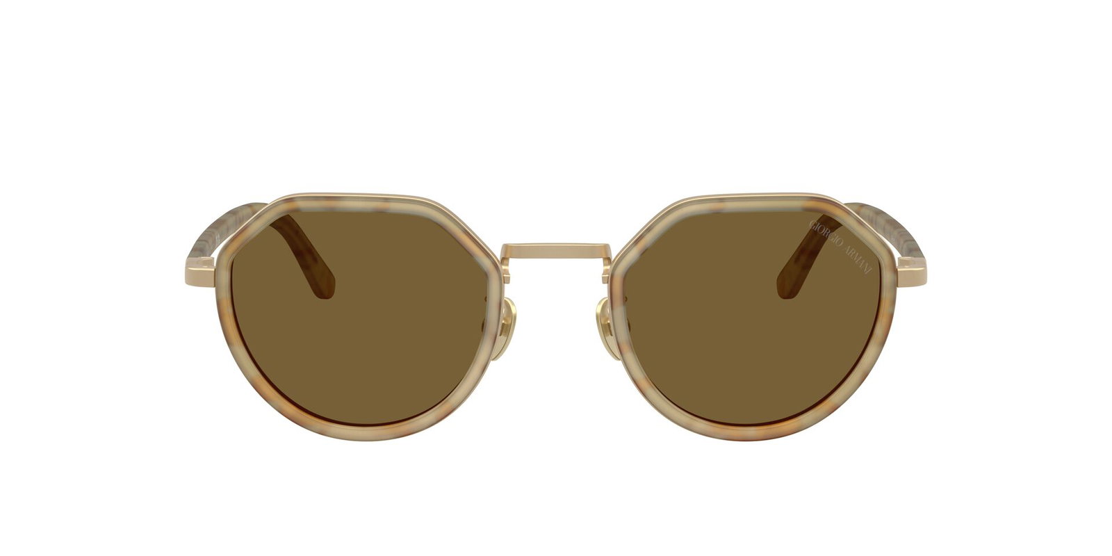 Das Bild zeigt die Giorgio Armani Sonnenbrille AR6181 in Gelb
