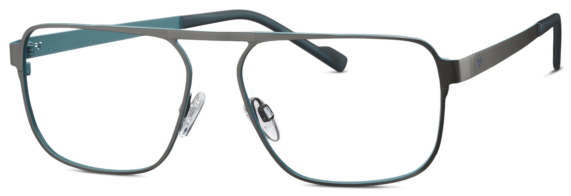 Das Bild zeigt die Korrektionsbrille 820945 30 von der Marke Titanflex in grau.