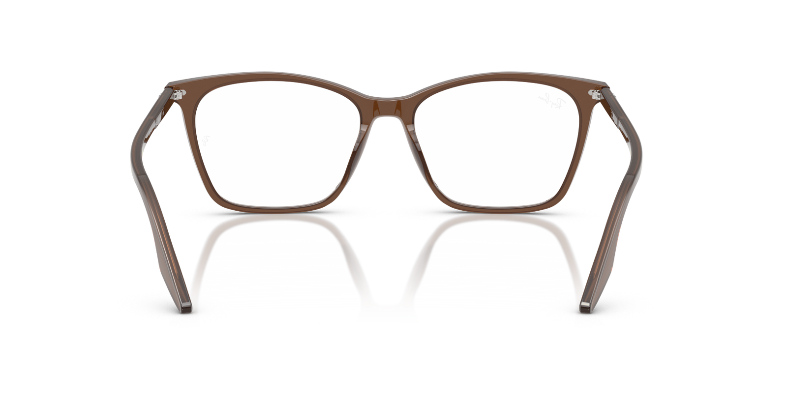 Auf diesem Bild sehen Sie die Korrektionsbrille 0RX5422 von Ray Ban in der Farbe Braun.