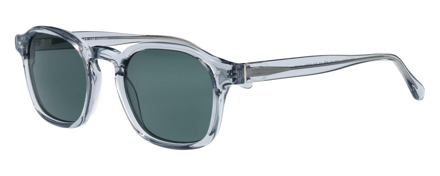 Das Bild zeigt die Sonnenbrille für Herren 720591 in blaugrau transparent