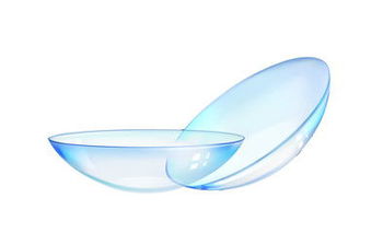 Das Bild zeigt ein ausgepacktes Paar Kontaktlinsen