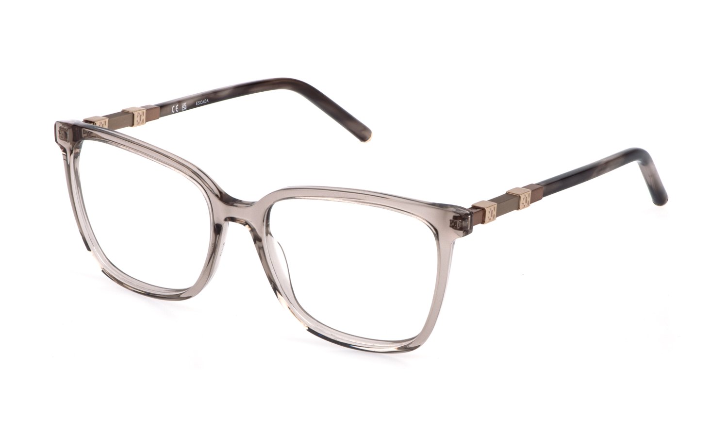 Escada Brille für Damen in Grau Transparent VESG28 700Y 54