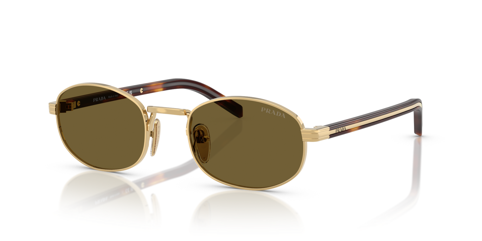 Prada Sonnenbrille für Damen 0PR B53S in Gold