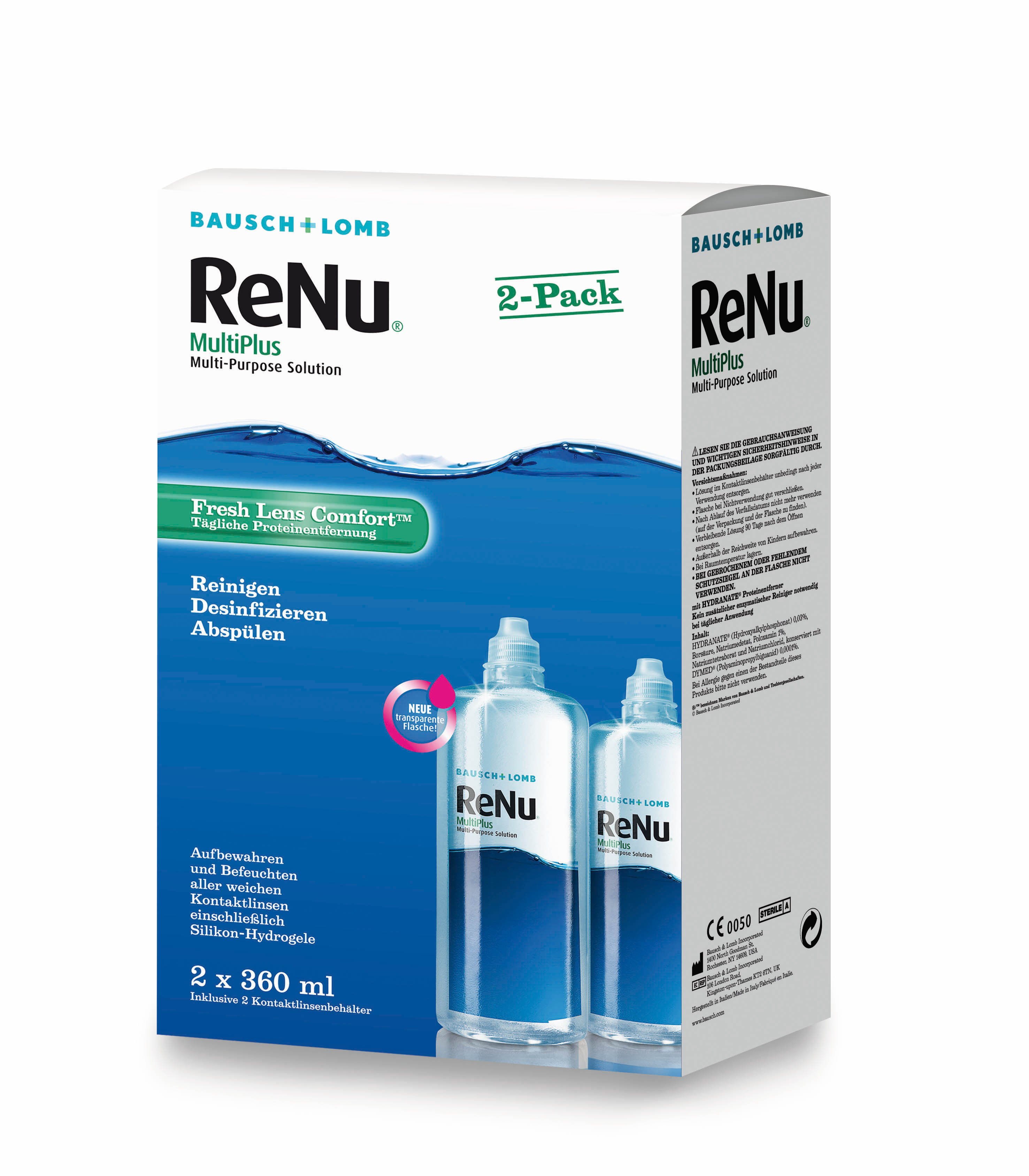 ReNu Multiplus Twin Box, Bausch & Lomb (2 x 360 ml)