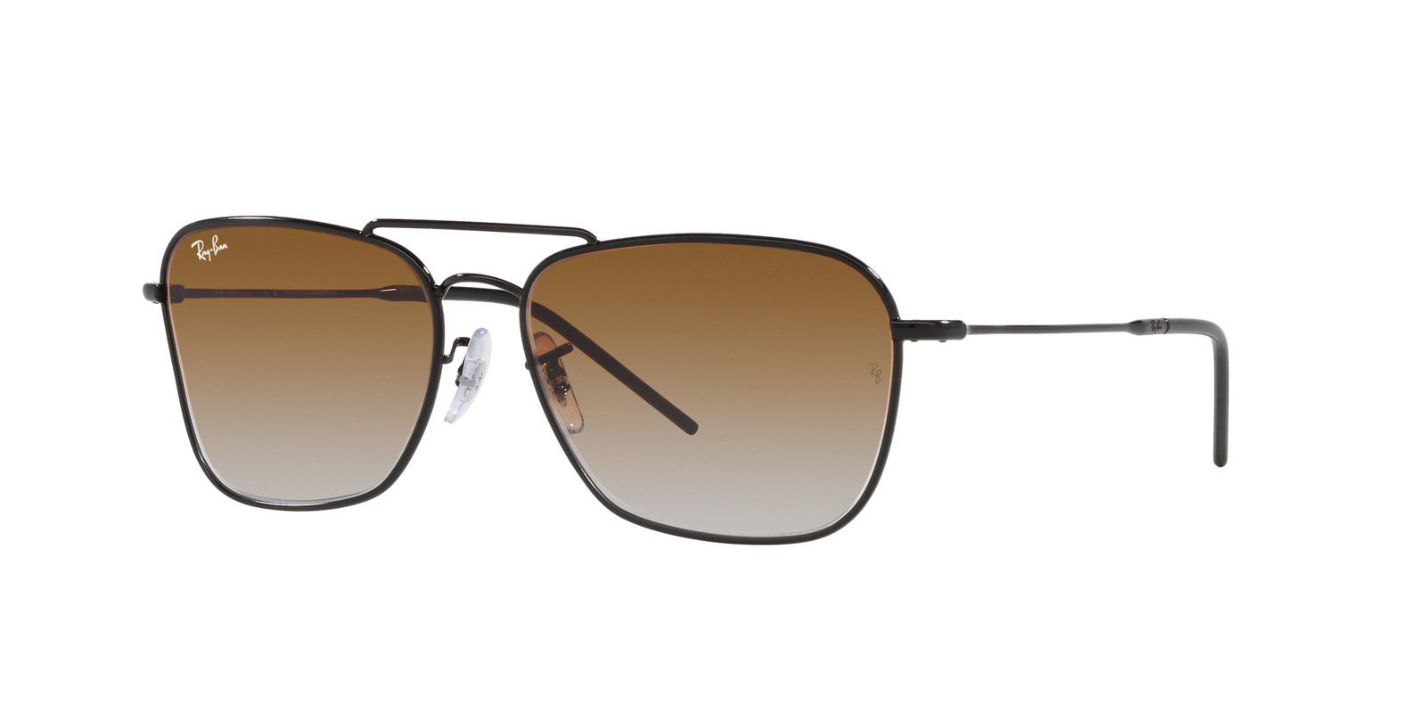Das Bild zeigt die Sonnenbrille 0RBR0102S 002/CB von der Marke Ray Ban in schwarz.