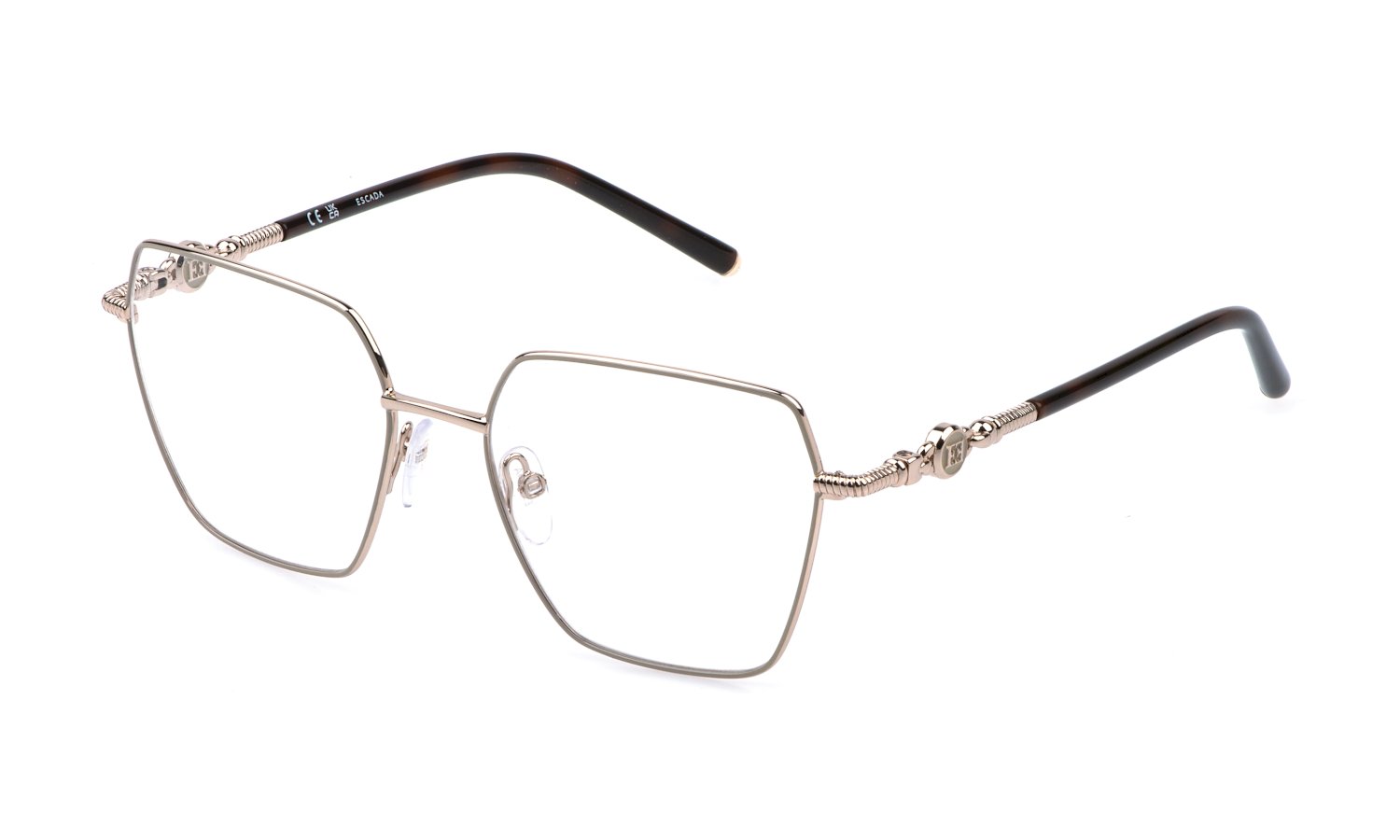 Das Bild zeigt die Korrektionsbrille VESF34 von der Marke Escada.