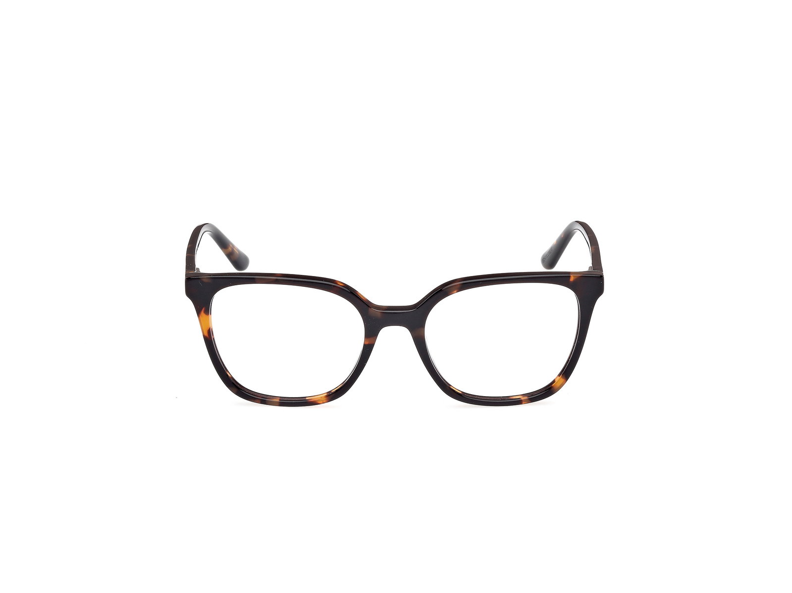 Das Bild zeigt die Korrektionsbrille GU50165 052 von der Marke Guess in Havanna.