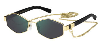 Das Bild zeigt die Sonnenbrille marc_496_s_pef von Marc Jacobs in gold green.