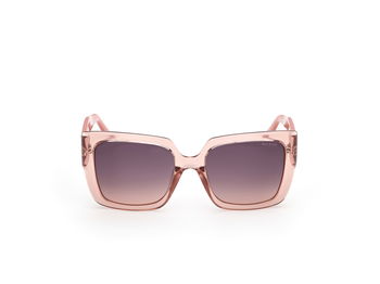 Das Bild zeigt die Sonnenbrille GU00200 72F von der Marke Guess in Gelb Hellpink.
