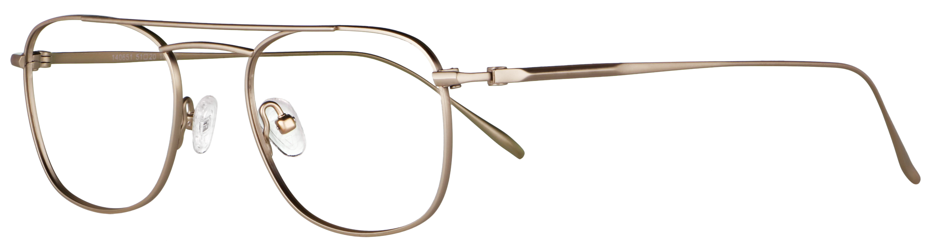 abele optik Pilot Brille für Herren in Gold Matt aus Titan 140651