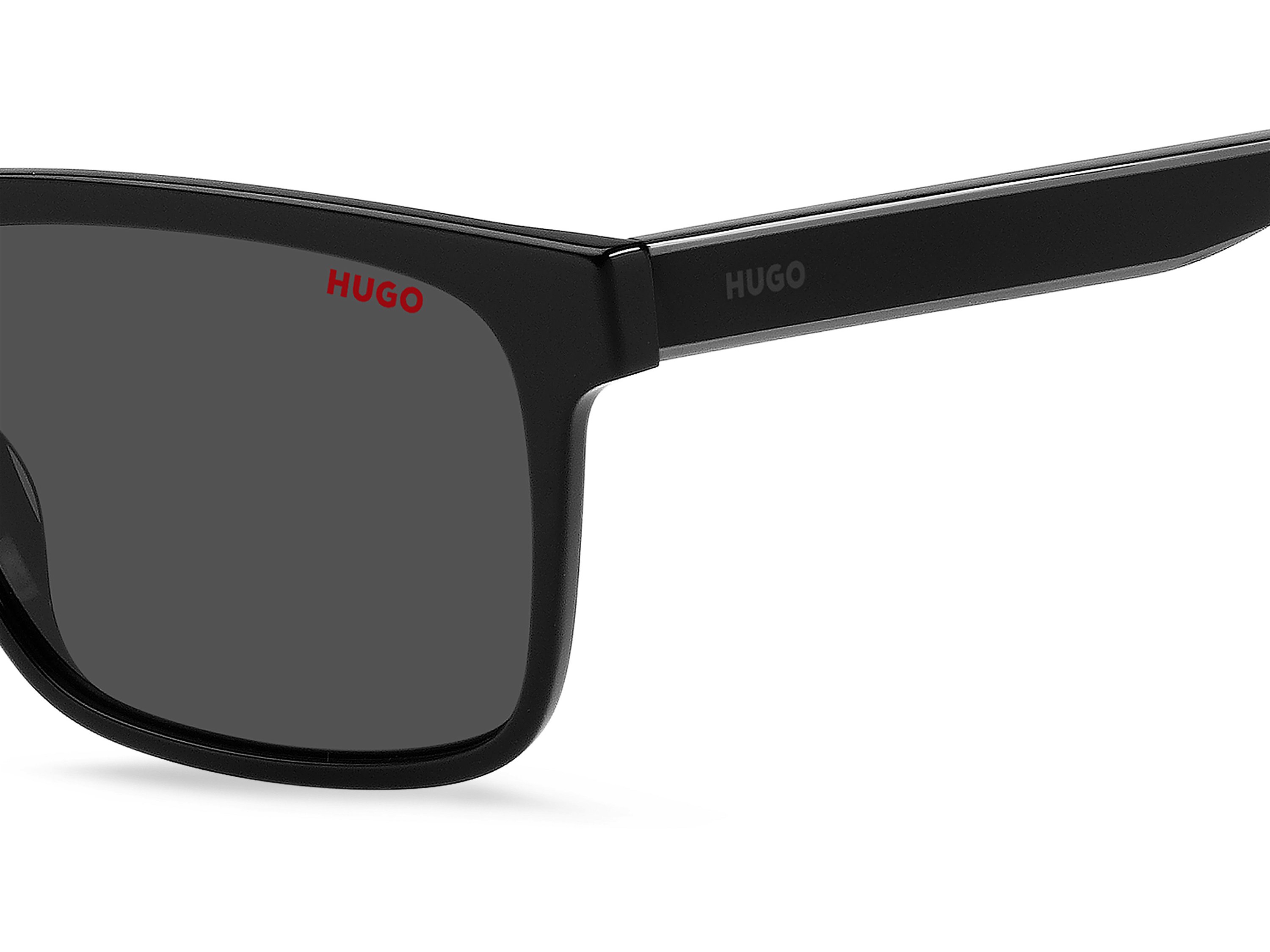 Das Bild zeigt die Sonnenbrille HG1242/S 807 von der Marke Hugo in schwarz.