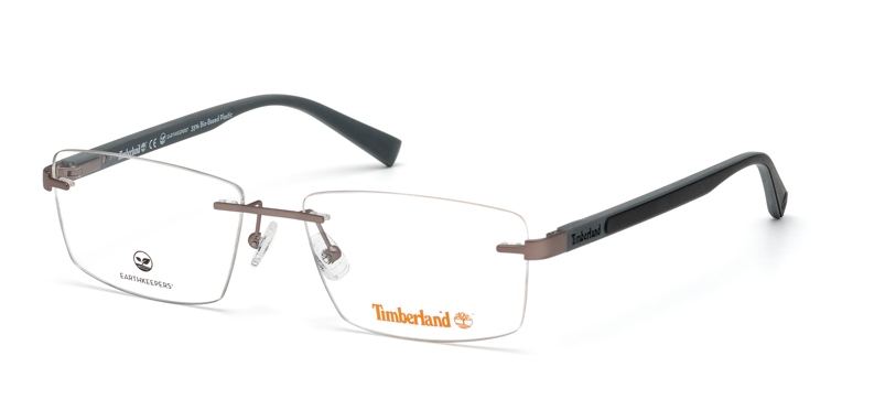 Das Bild zeigt die Korrektionsbrille TB1657 009 von der Marke Timberland in gun matt.