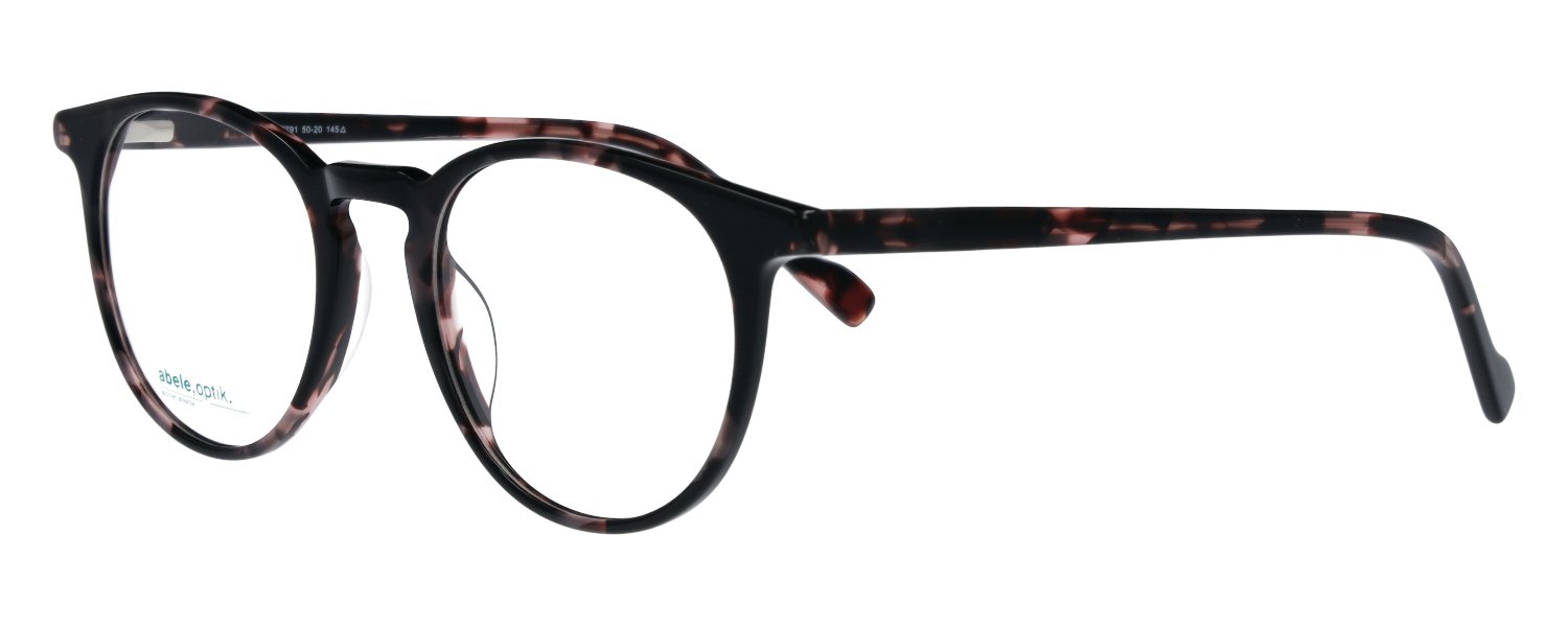 abele optik Brille für Damen in dunkelbraun / pink gemustert 147791