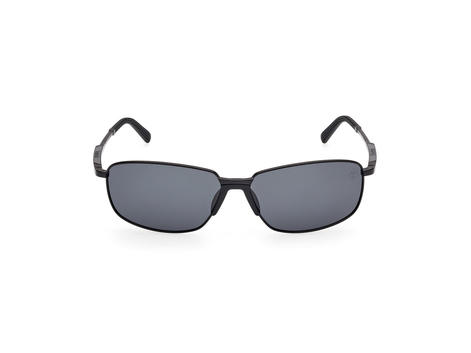 Das Bild zeigt die Sonnenbrille TB00041 02D von der Marke Timberland in Matt Schwarz.