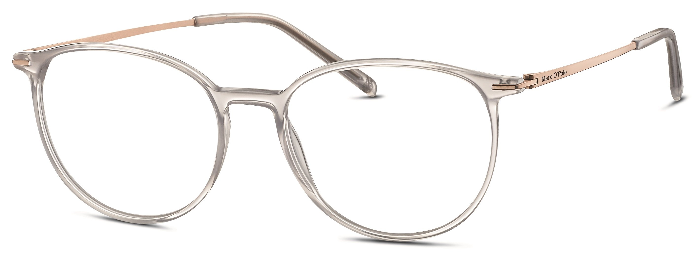 Das Bild zeigt die Korrektionsbrille 503148 30 von der Marke Marc o Polo in grau transparent.