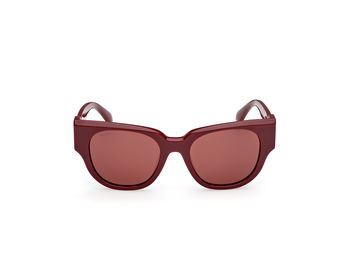 Das Bild zeigt die Sonnenbrille MM0138 von der Marke Max Mara in Bordeaux.