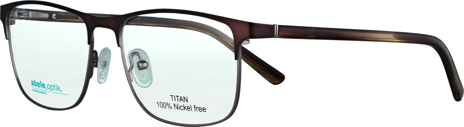abele optik Brille 142311 in mattbraun