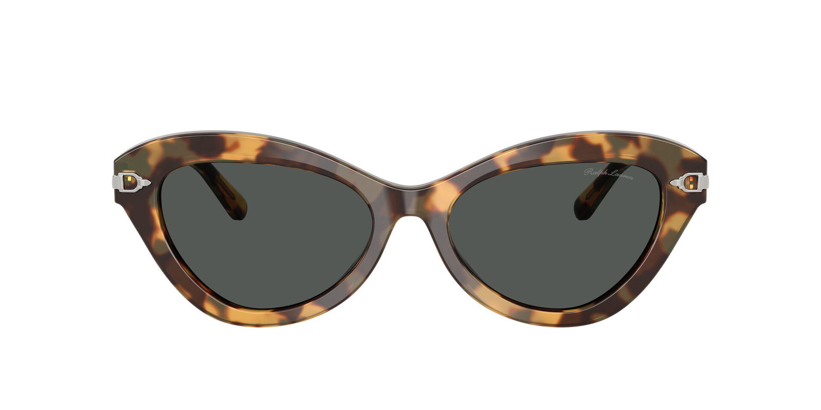 Das Bild zeigt die Ralph Lauren Sonnenbrille RL8236U in Havana gefleckt von vorne.