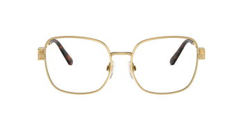 Das Bild zeigt die Korrektionsbrille RL5128 von der Marke Ralph Lauren in Gold.