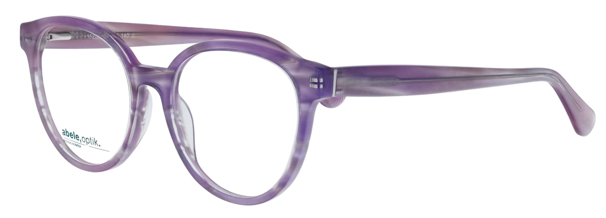 Brille mit UV-Farbwechsel. Rosa transparent/Lila transparent 152012.