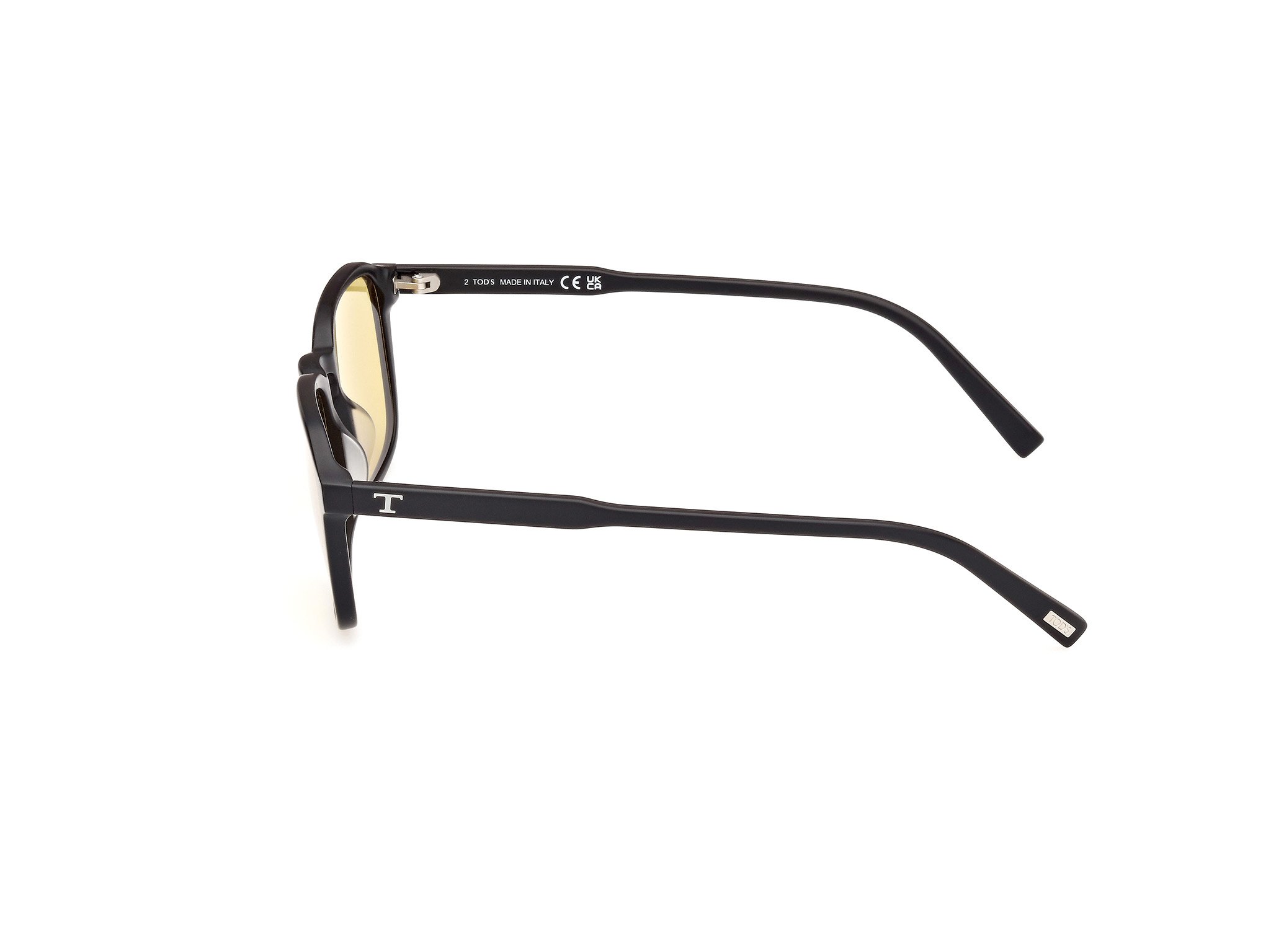Das Bild zeigt die Sonnenbrille TO0369 02E von der Marke Tod´s in  matt schwarz.