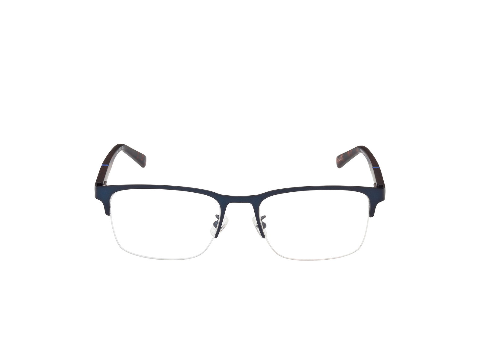 Das Bild zeigt die Korrektionsbrille TB1841-H 091 von der Marke Timberland in matt blau.