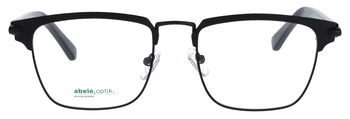 Das Bild zeigt die Brille 149461 von der Marke Abele Optik in schwarz matt.