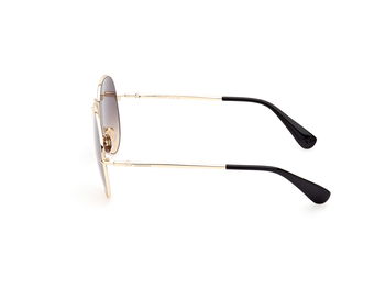 Das Bild zeigt die Sonnenbrille MM0081 32B von der Marke Max Mara in Blassgold.