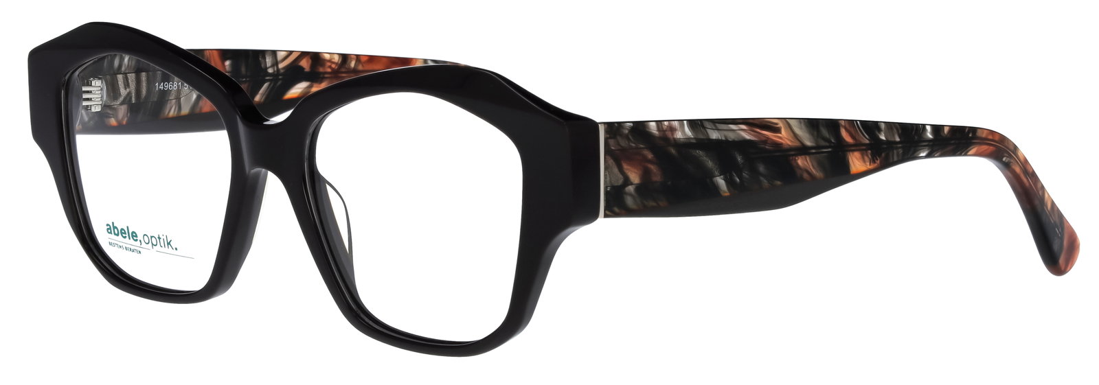 abele optik Brille für Damen in Dunkelbraun gemustert 149681