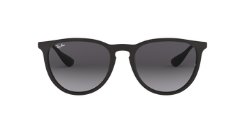 Das Bild zeigt die Sonnenbrille ERIKA RB4171 622/8G von der Marke Ray-Ban in schwarz von vorne.