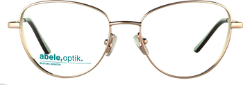 Das Bild zeigt die Korrektionsbrille 142501 von der Marke Abele Optik in gold.