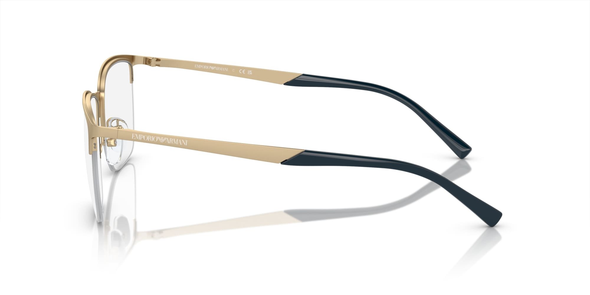 Das Bild zeigt die Korrektionsbrille EA1151 3002 von der Marke Emporio Armani in Gold.