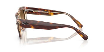 Das Bild zeigt die Sonnenbrille RB2286 141451 von der Marke Ray-Ban in Hellhavanna/transparent.