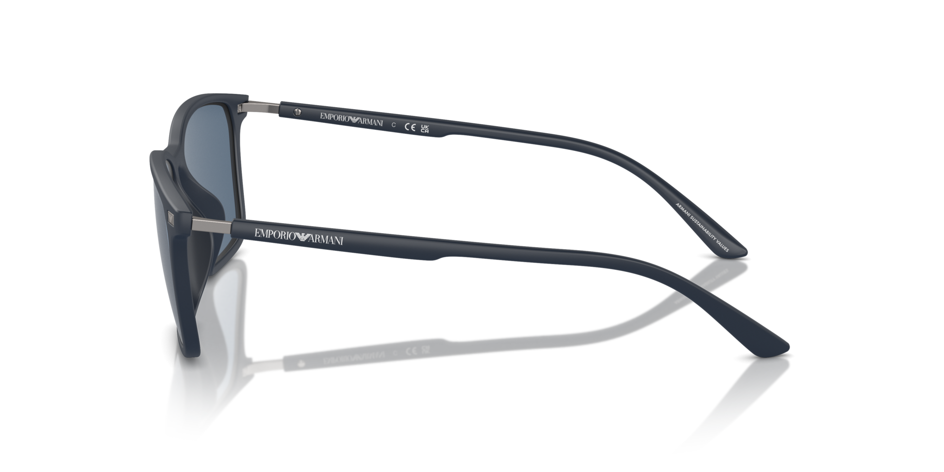 Das Bild zeigt die Sonnenbrille EA4223 508880 von der Marke Emporio Armani in blau.