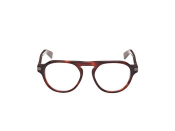 Das Bild zeigt die Korrektionsbrille EZ5281 055 von der Marke Zenga in Rot Havanna.