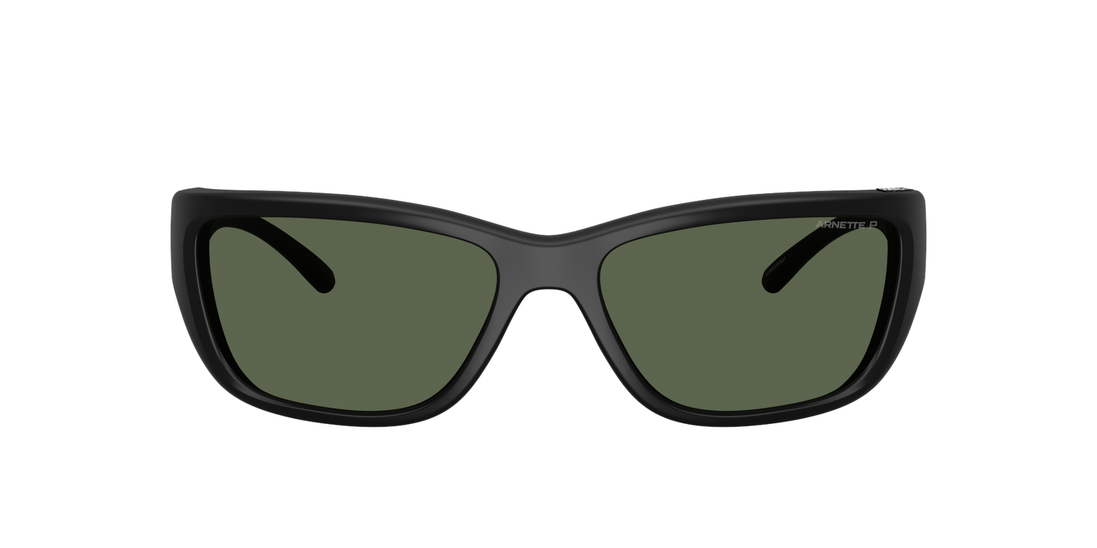 Das Bild zeigt die Sonnenbrille 4353 von Arnette in der Farbe Schwarz.