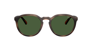 Das Bild zeigt die Polo Ralph Lauren Sonnenbrille PH4232 in matt Dunkelhavana von vorne.